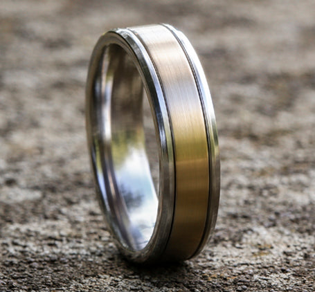 THE DUKE - 14K Yellow / White Gold - image 4