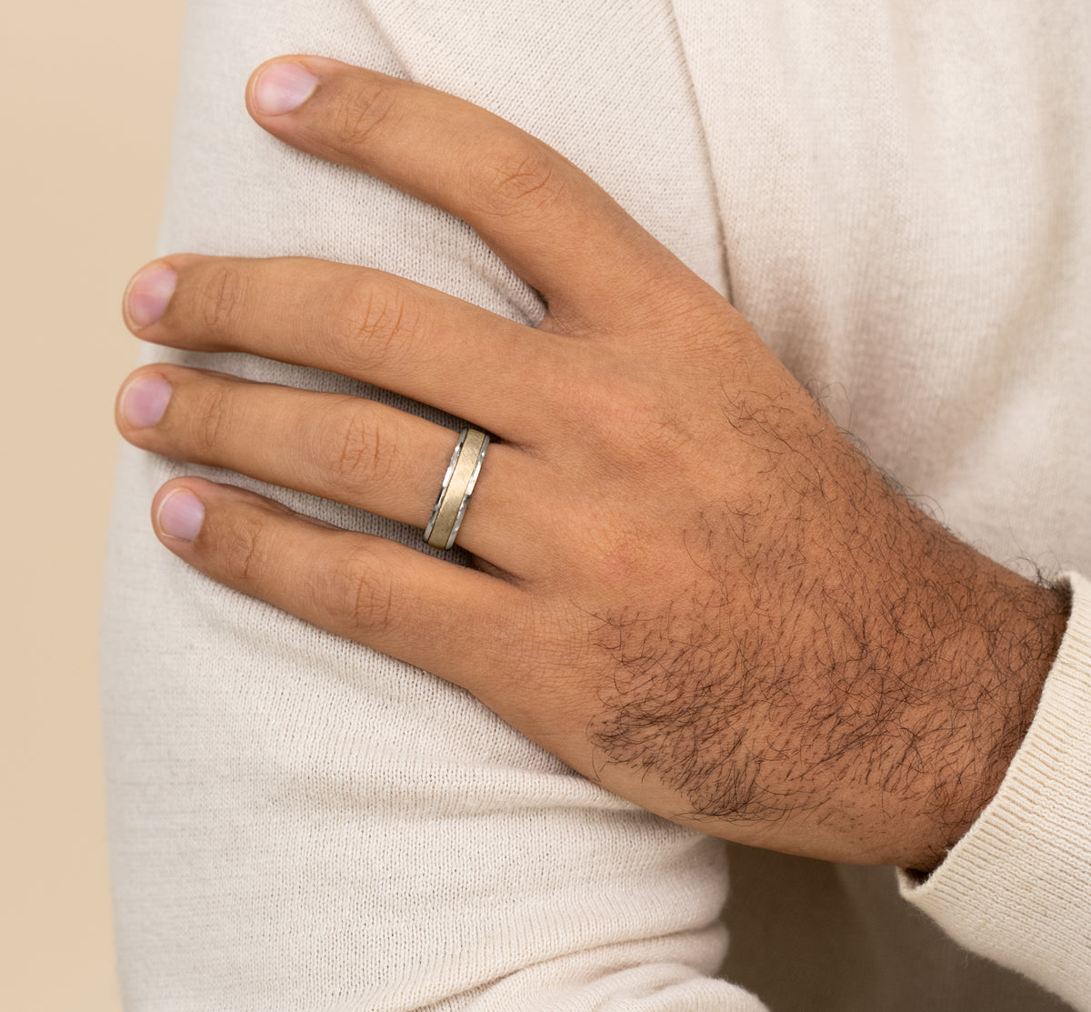 THE CAESAR - 14K White / Yellow Gold - image 5