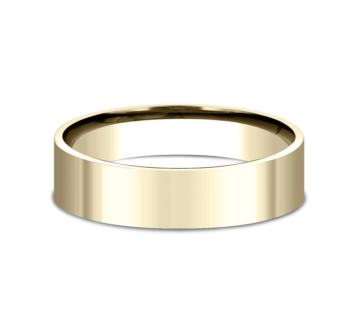 Flat Comfort Fit - 14K Yellow Gold - image 3