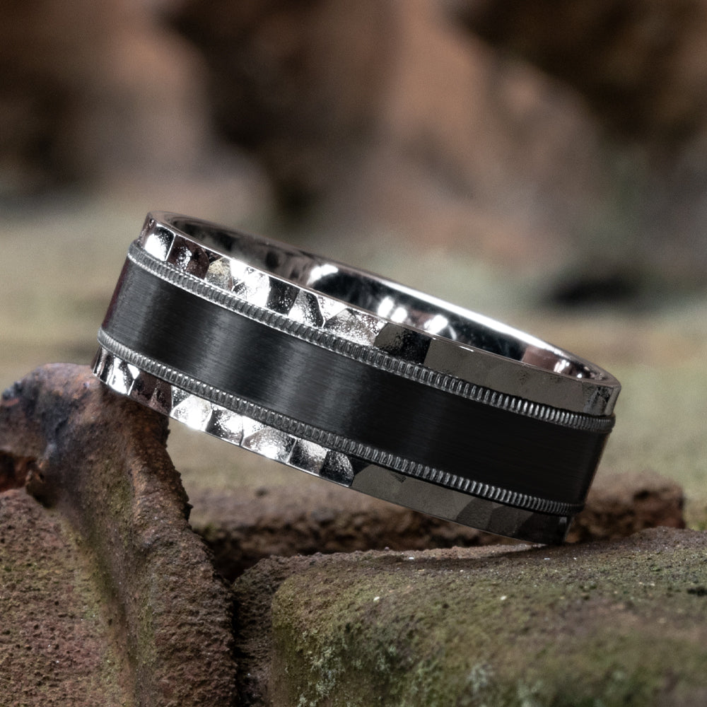 THE DENVER - 14K White Gold / Black Titanium - image 4