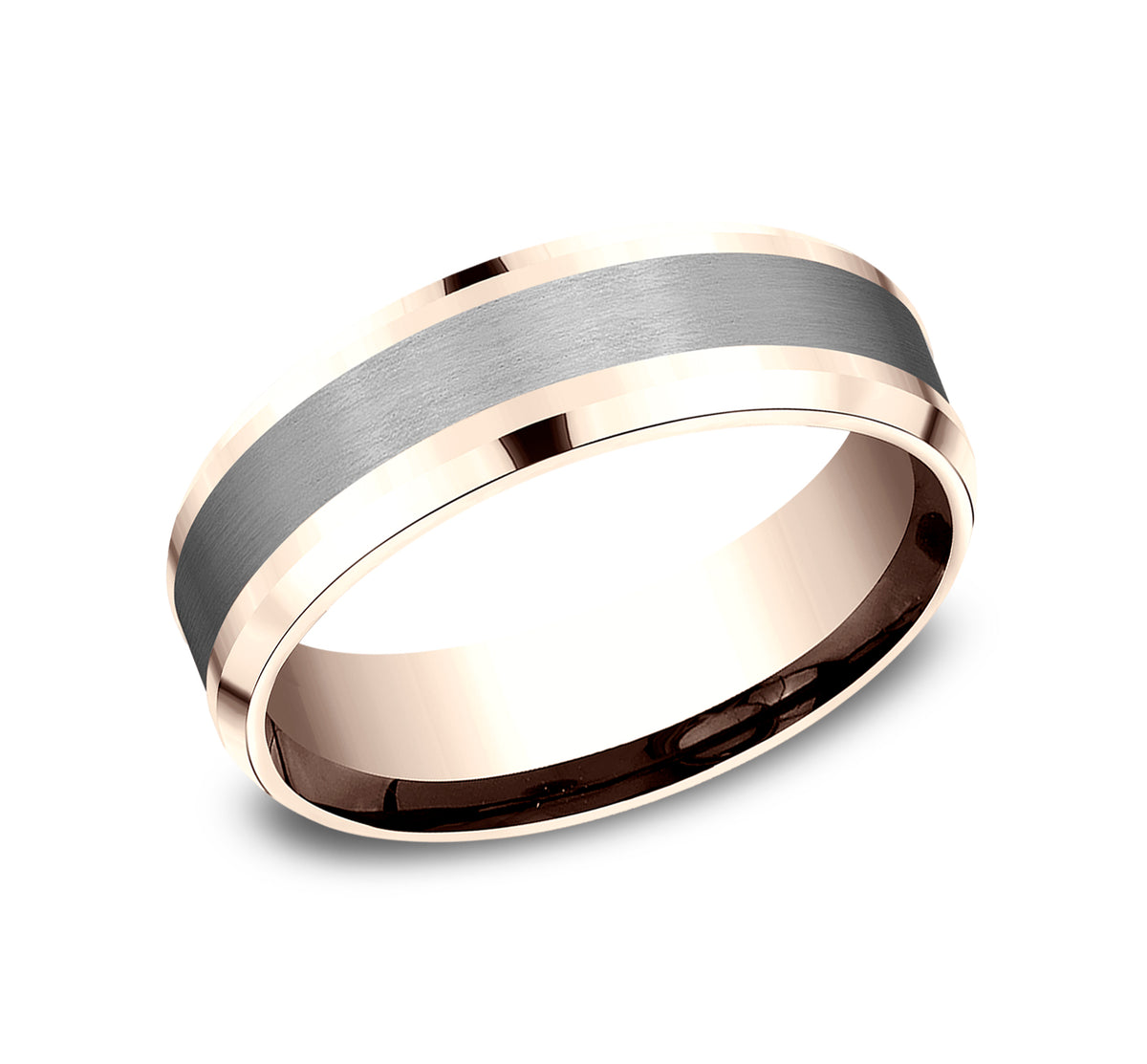 THE DUKE - 14K Rose Gold / Grey Tantalum