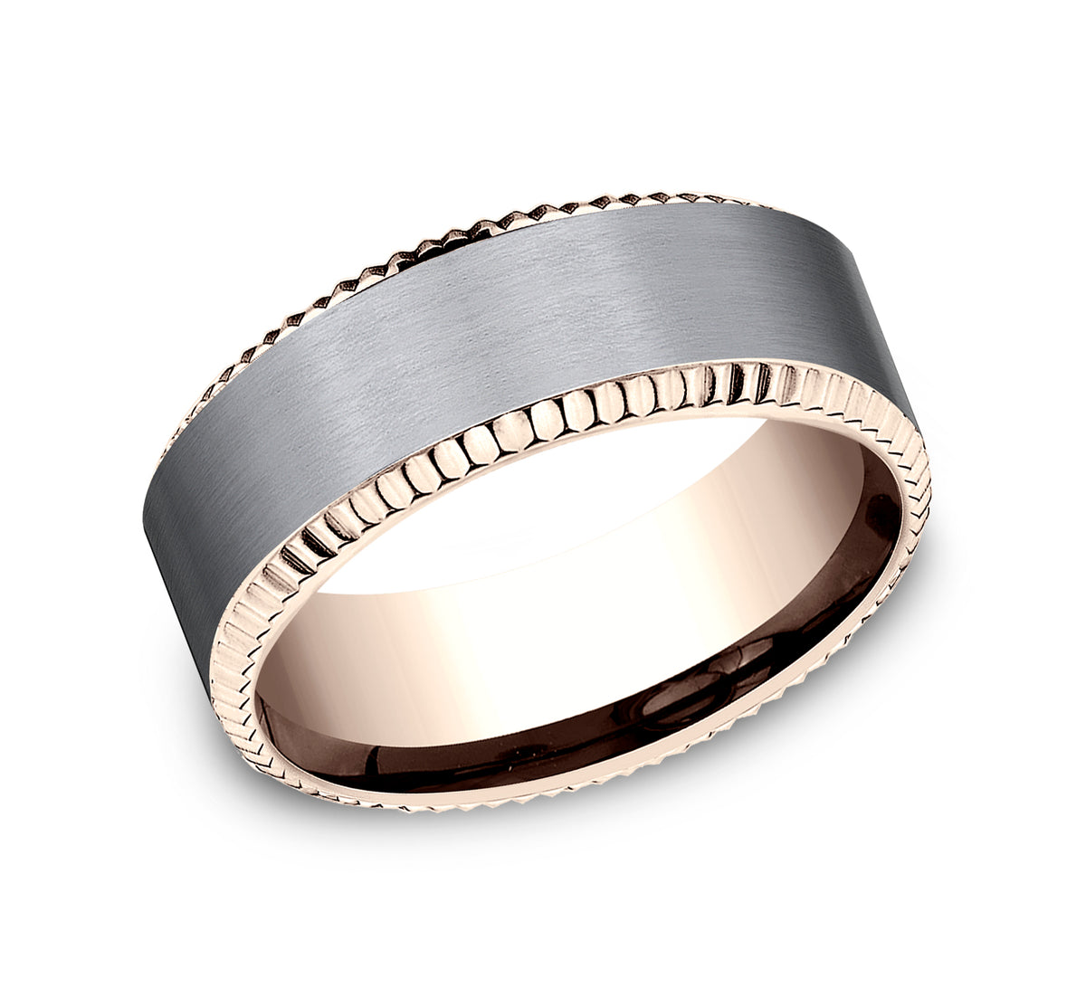 THE GENERAL - 14K Rose Gold / Grey Tantalum