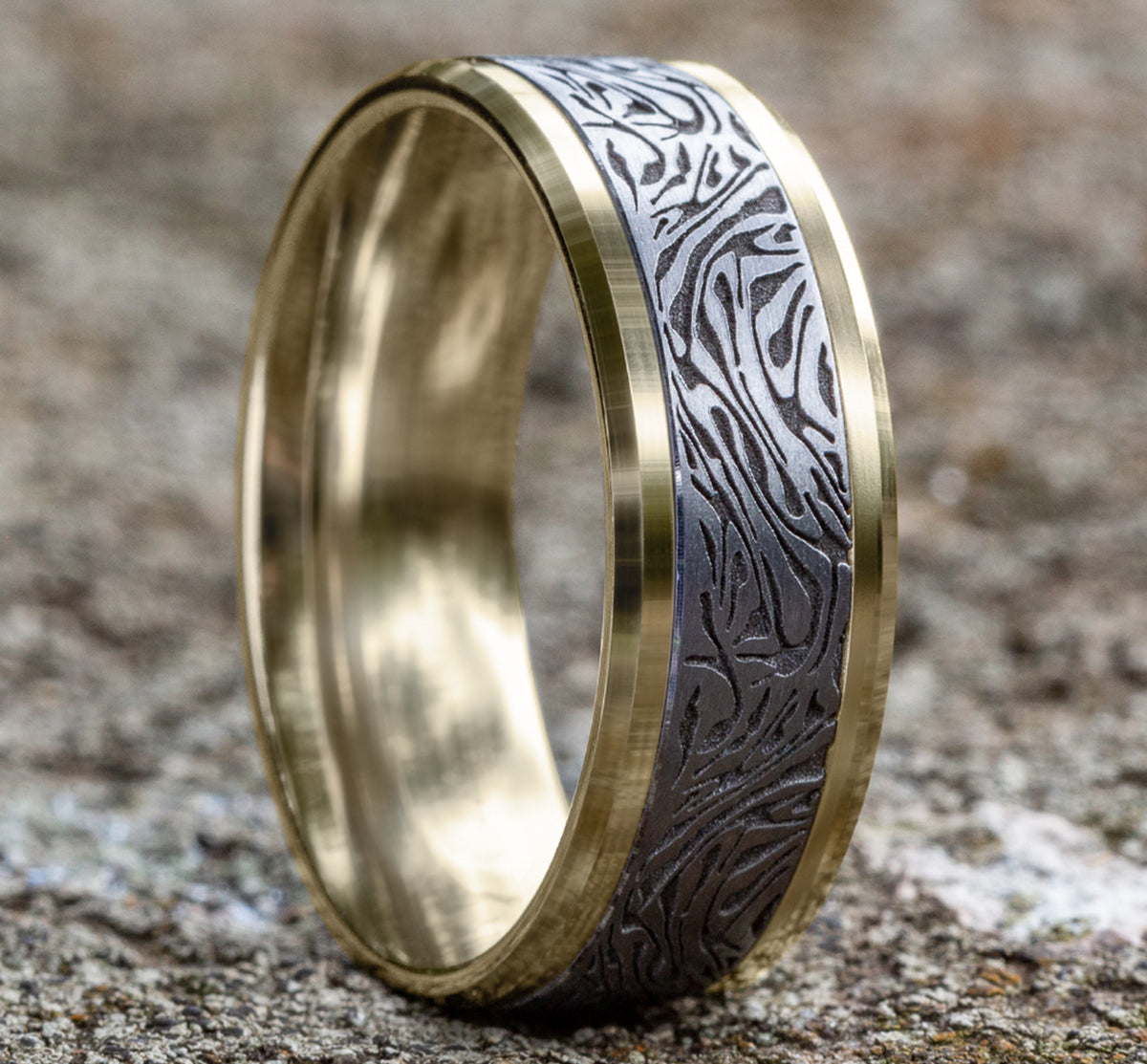 THE KATANA - 14K Yellow Gold / Grey Tantalum - image 4