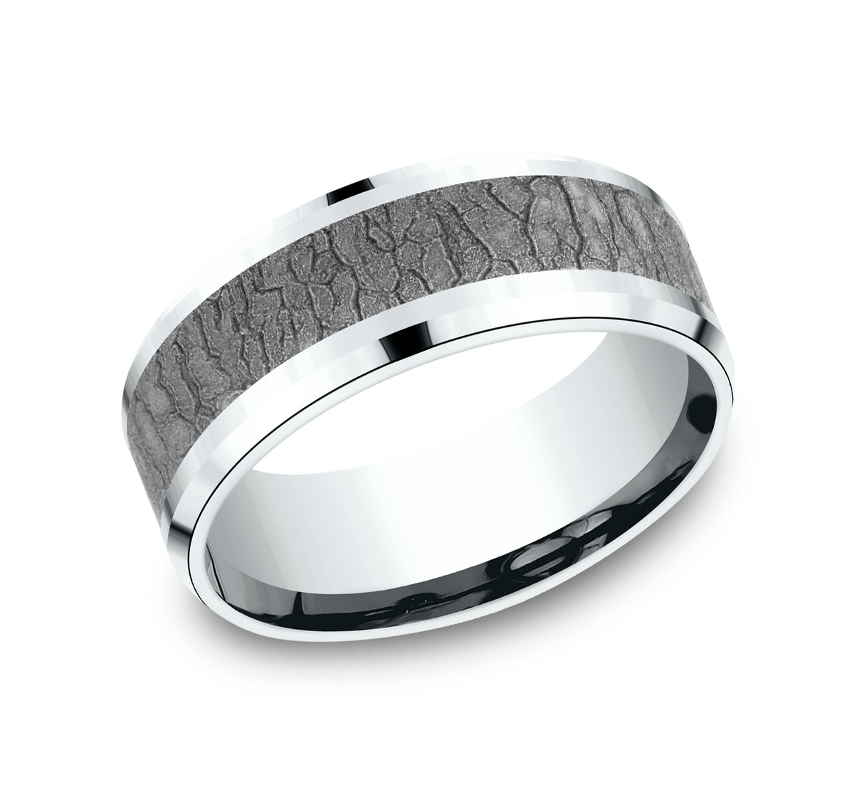 THE LINDEN - 14K White Gold / Grey Tantalum