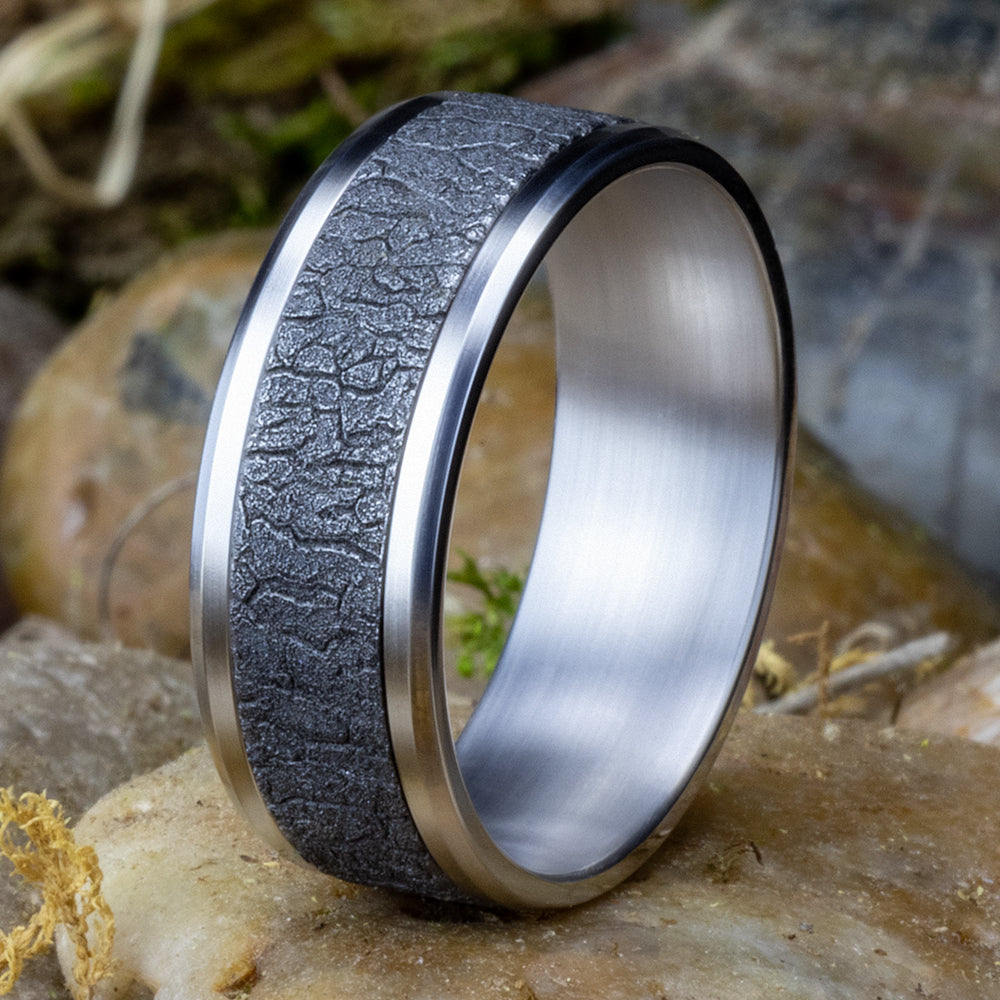 THE LINDEN - 14K White Gold / Grey Tantalum - image 4