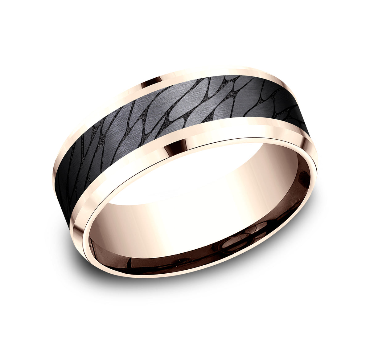 THE DINO - 14K Rose Gold / Black Titanium