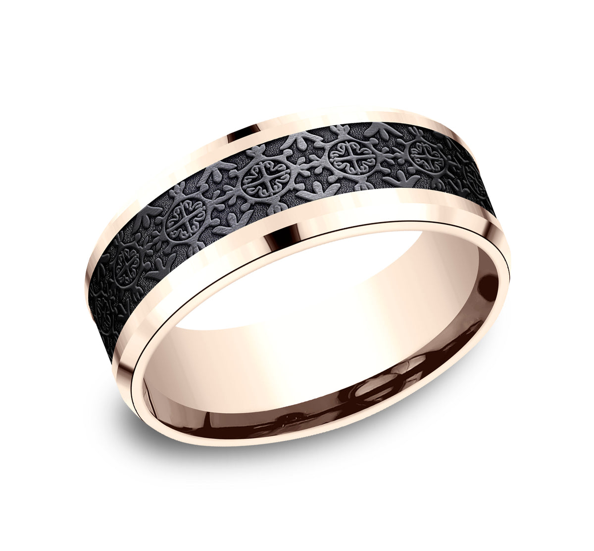 THE SAINT - 14K Rose Gold / Black Titanium