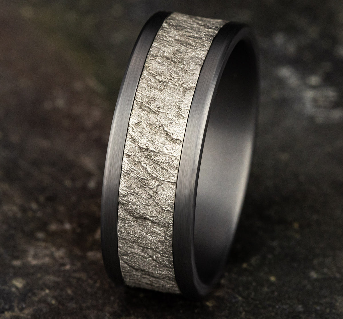 THE VESUVIUS - Grey Tantalum / 14K White Gold - image 4