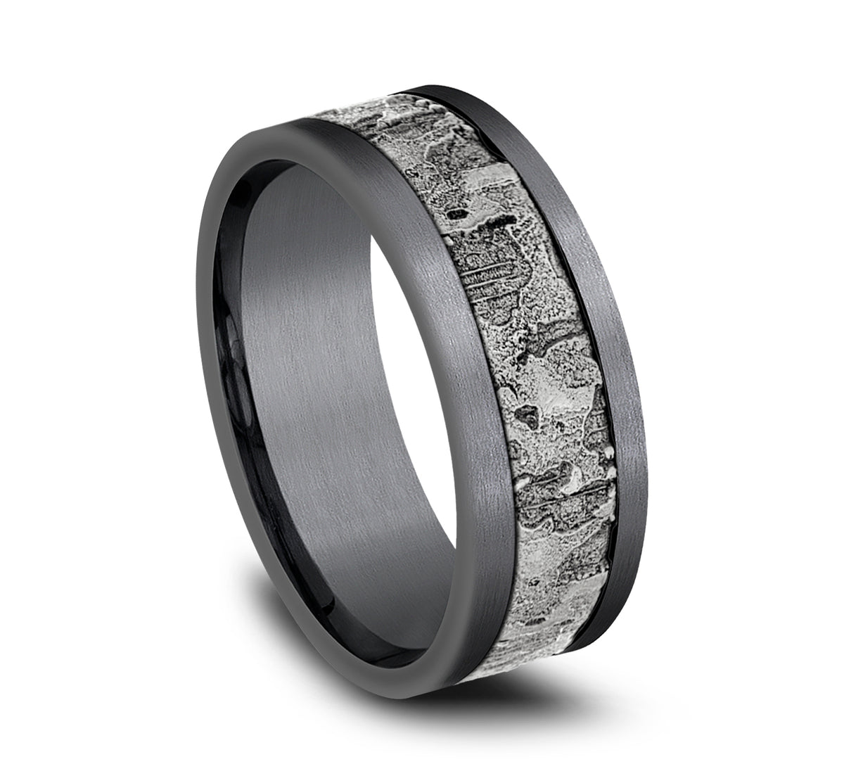 THE STUD - Grey Tantalum / 14K White Gold - image 2