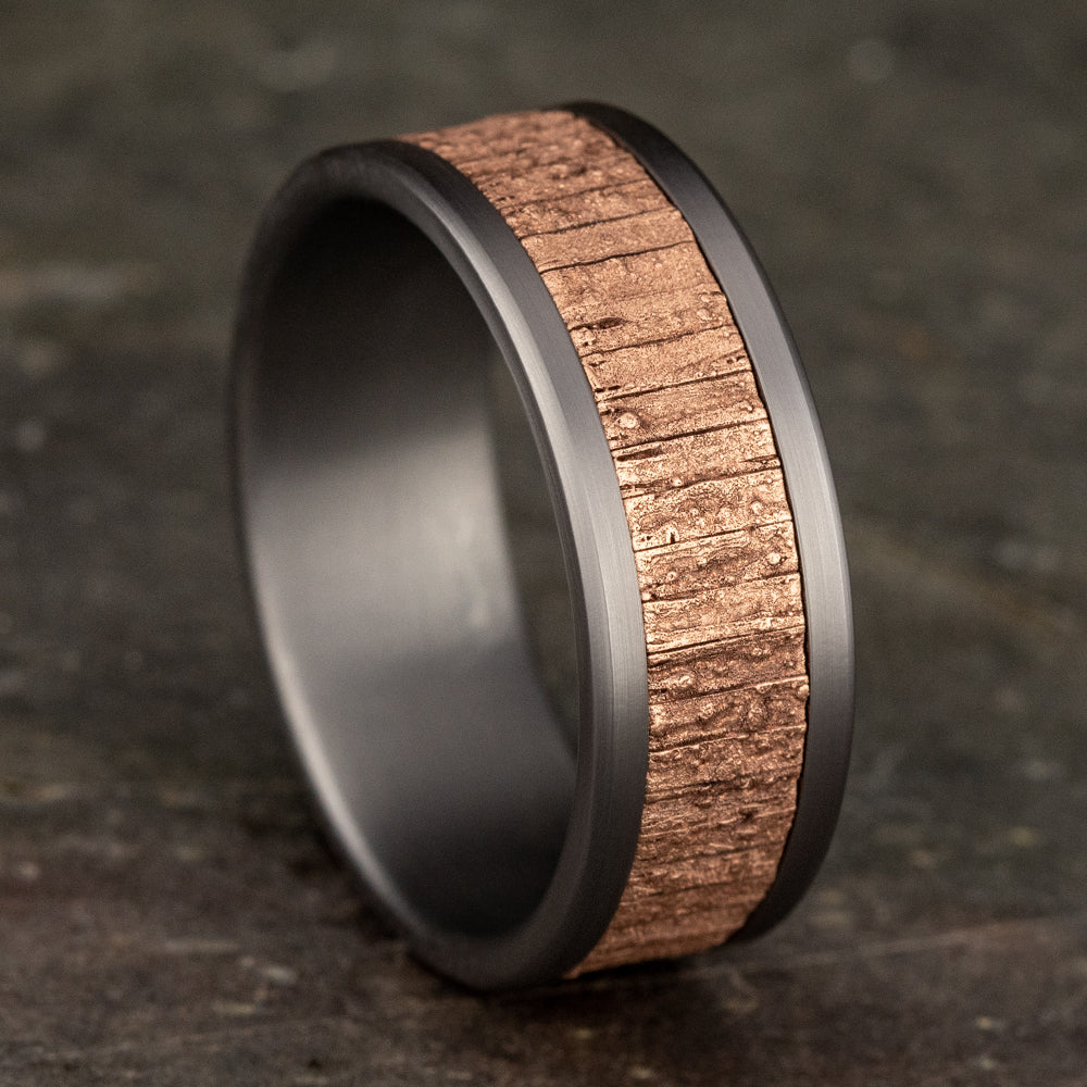 THE ALDER - Grey Tantalum / 14K Rose Gold - image 4