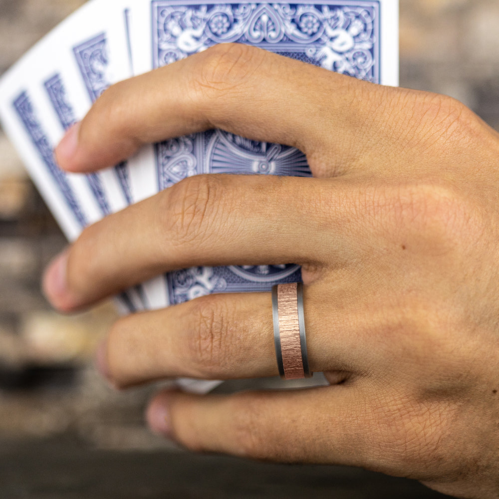 THE ALDER - Grey Tantalum / 14K Rose Gold - image 5