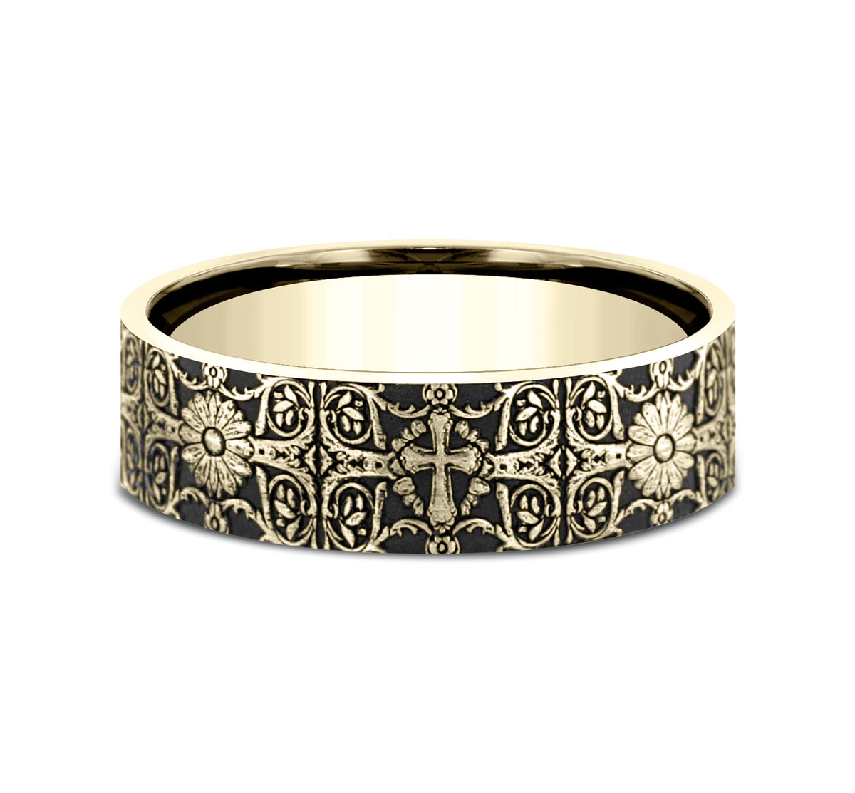 THE CROSS TILES - 14K Yellow Gold - image 3