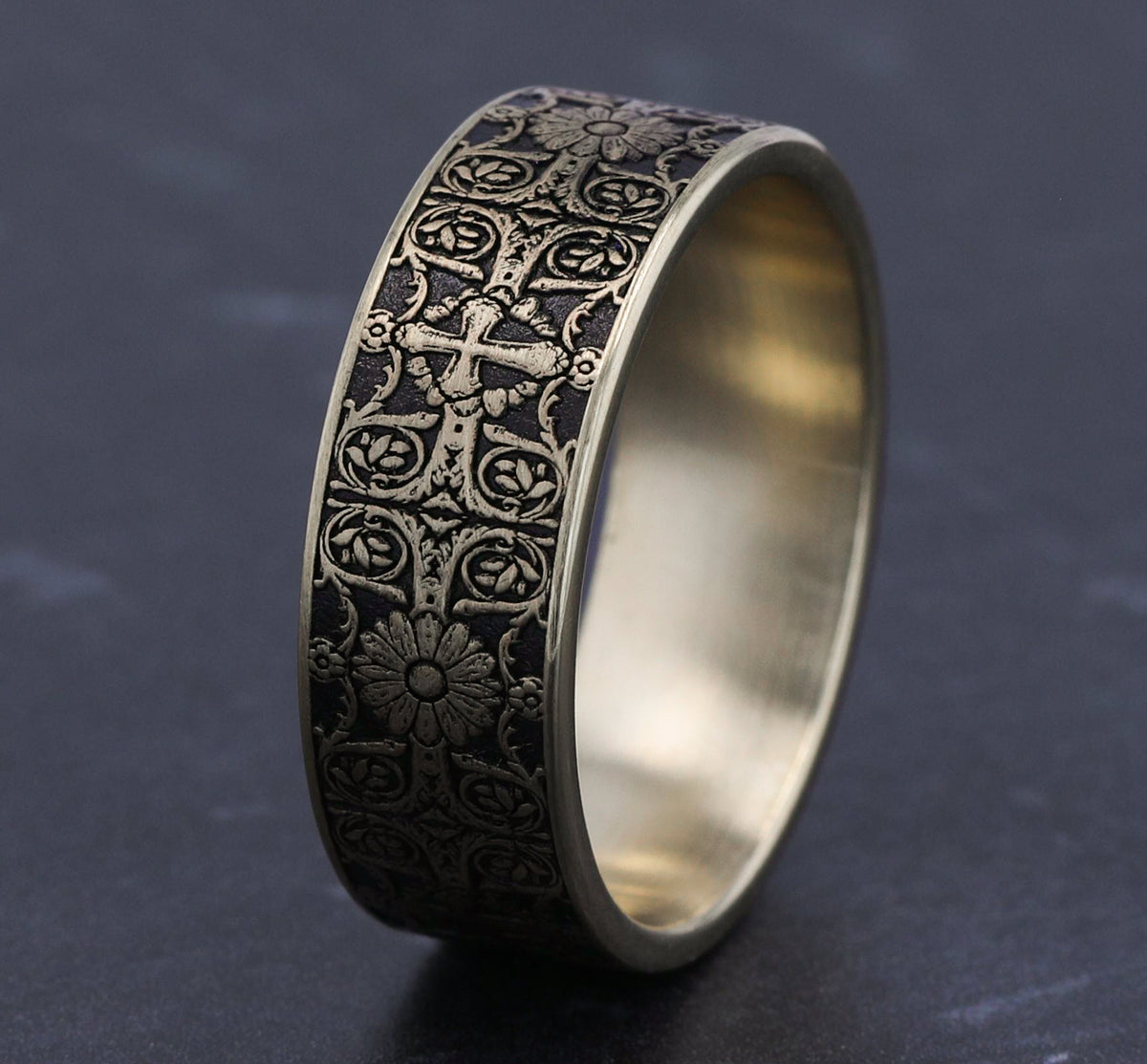 THE CROSS TILES - 14K Yellow Gold - image 4