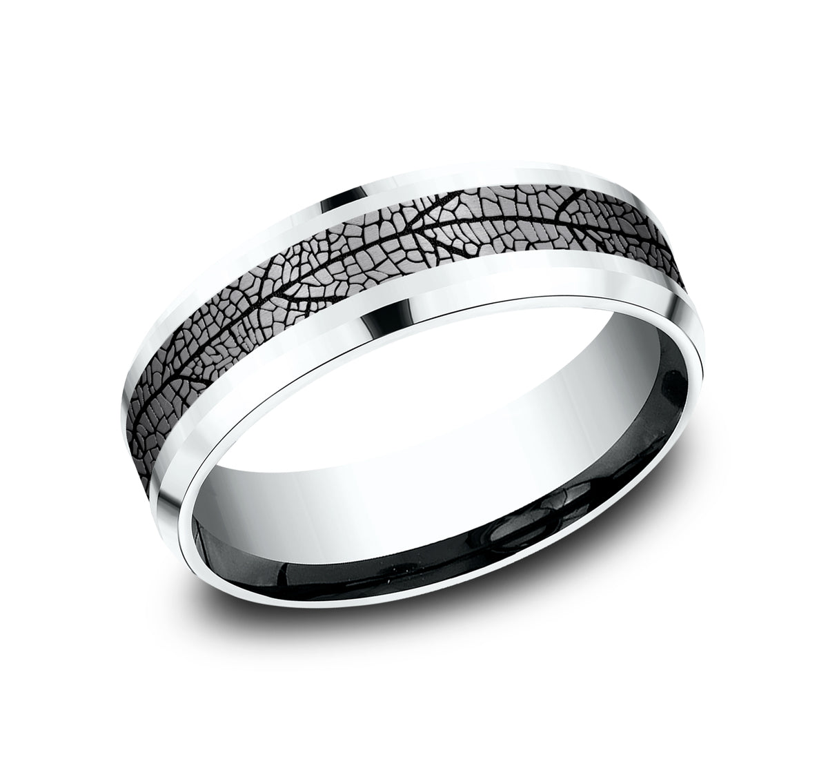 THE BRYCE - 14K White Gold / Grey Tantalum
