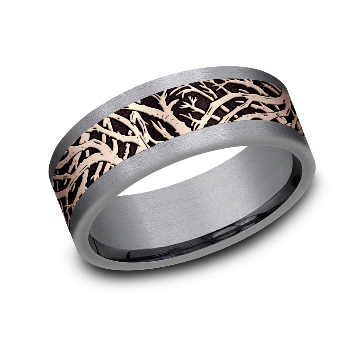 THE WINDSOR - Grey Tantalum / 14K Rose Gold