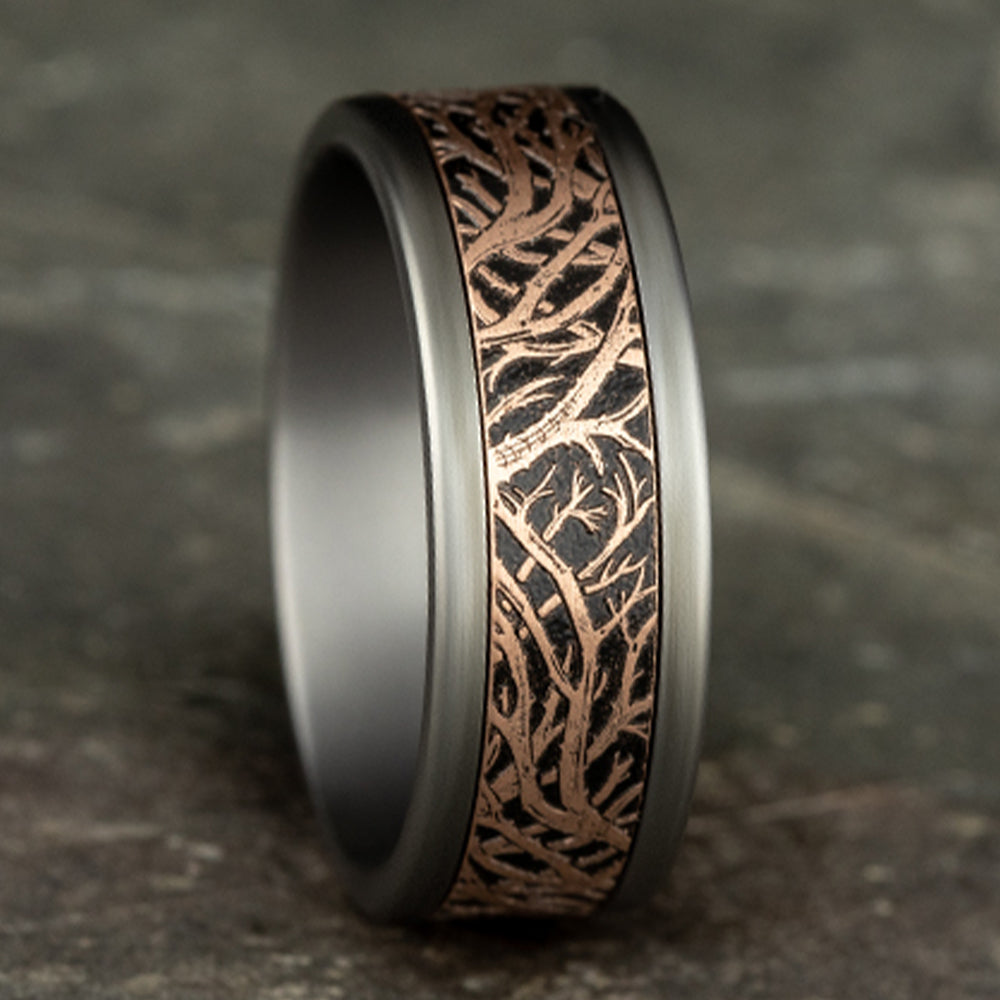 THE WINDSOR - Grey Tantalum / 14K Rose Gold - image 4