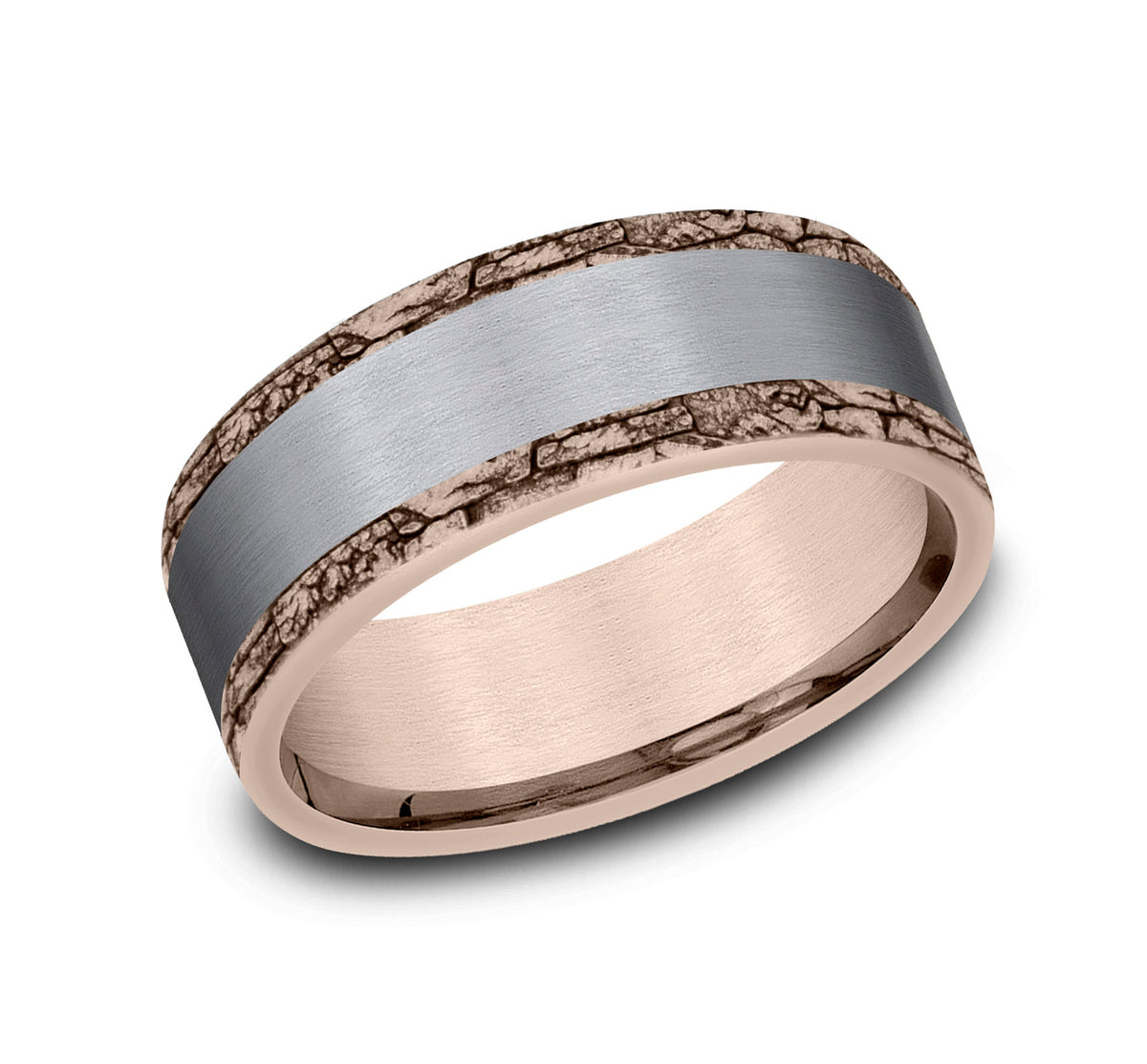 THE HADRIAN - 14K Rose Gold / Grey Tantalum