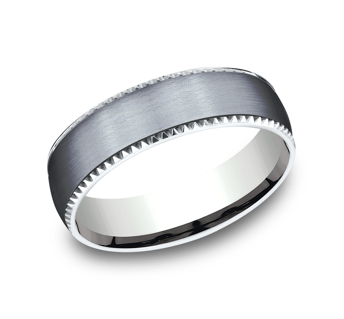 THE VALOR - 14K White Gold / Grey Tantalum