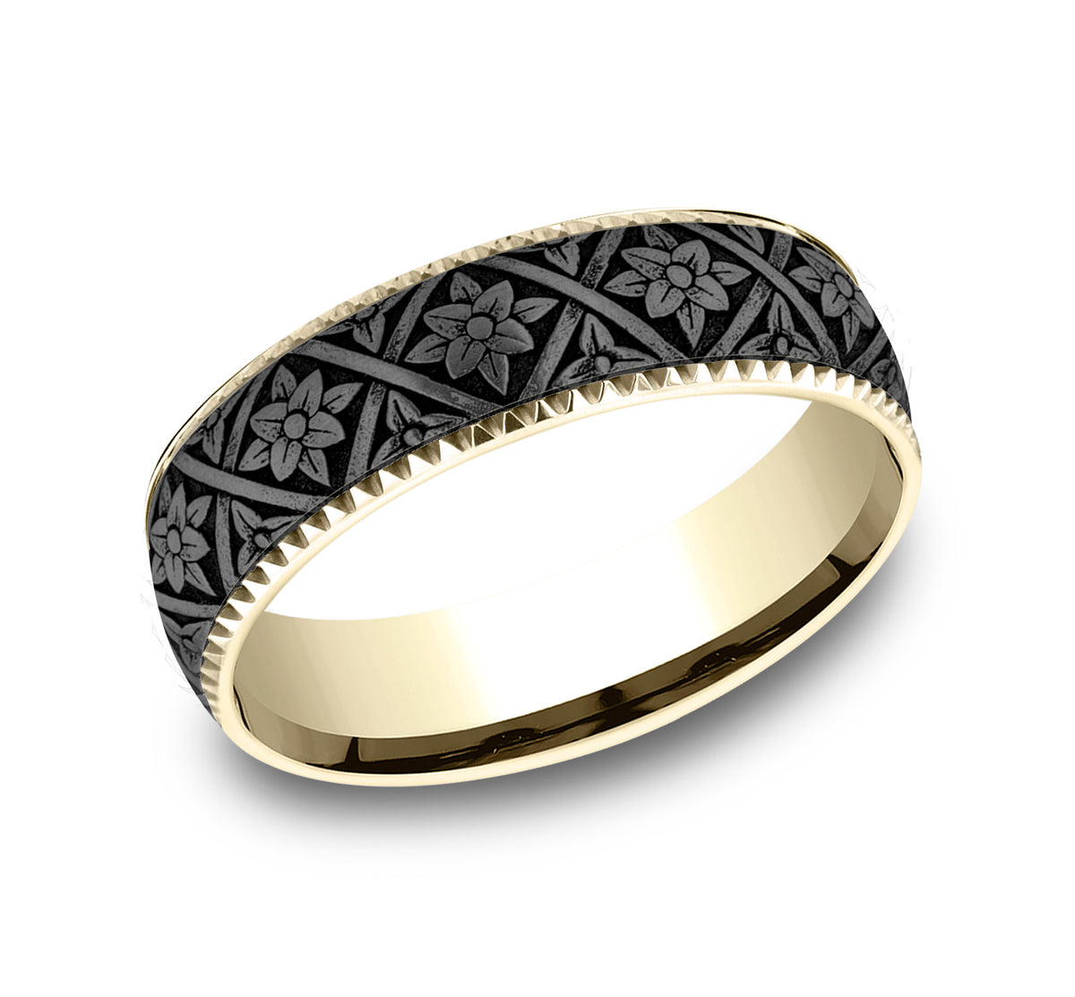 THE OTTOMAN COLUMN - 14K Yellow Gold / Grey Tantalum