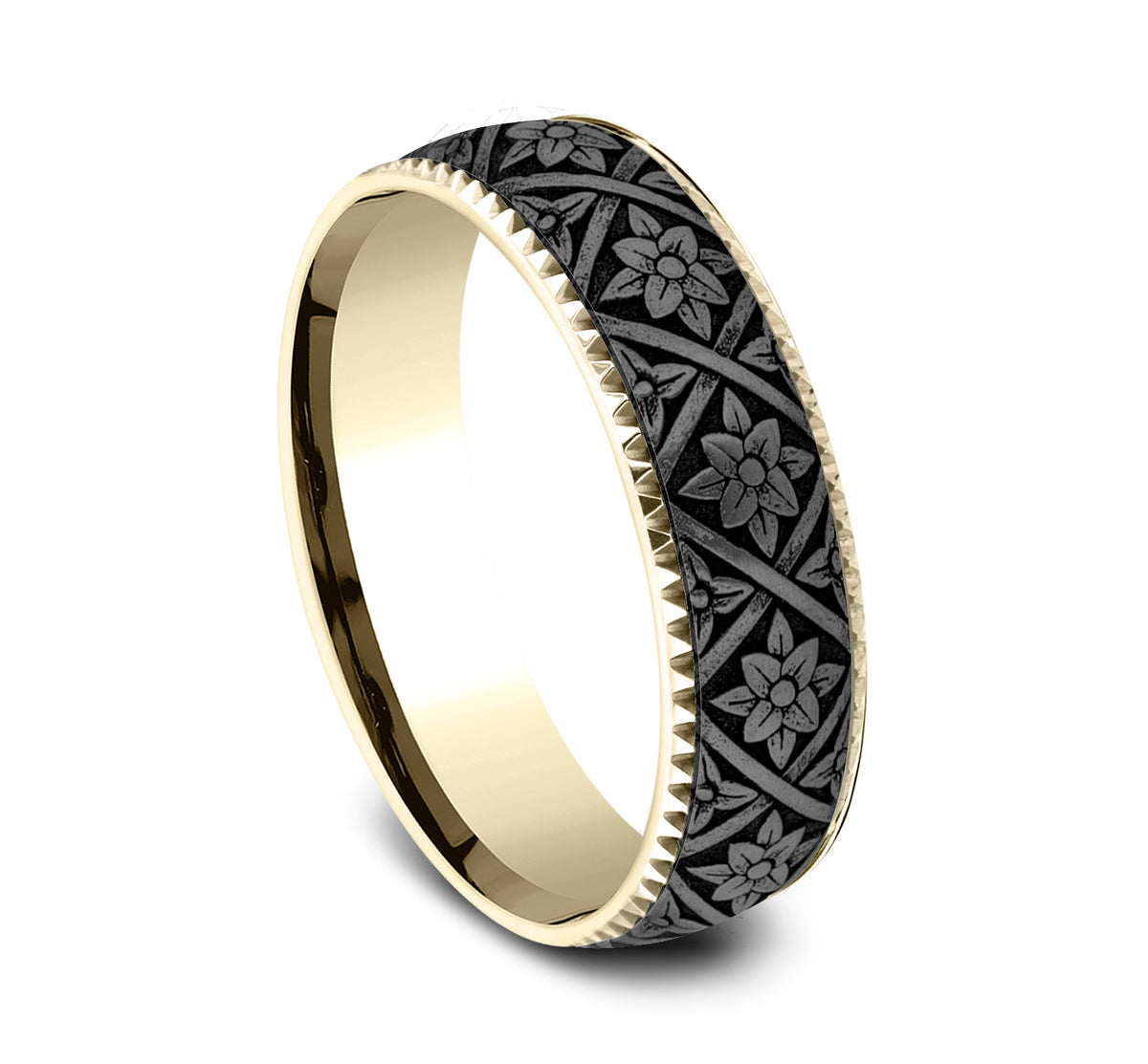 THE OTTOMAN COLUMN - 14K Yellow Gold / Grey Tantalum - image 2