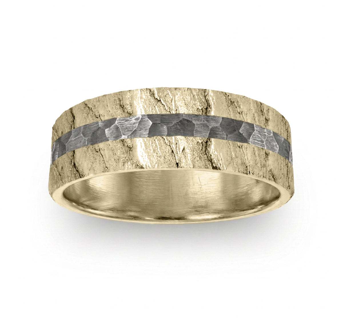 THE RIFT - 14k Yellow Gold / Grey Tantalum - image 3