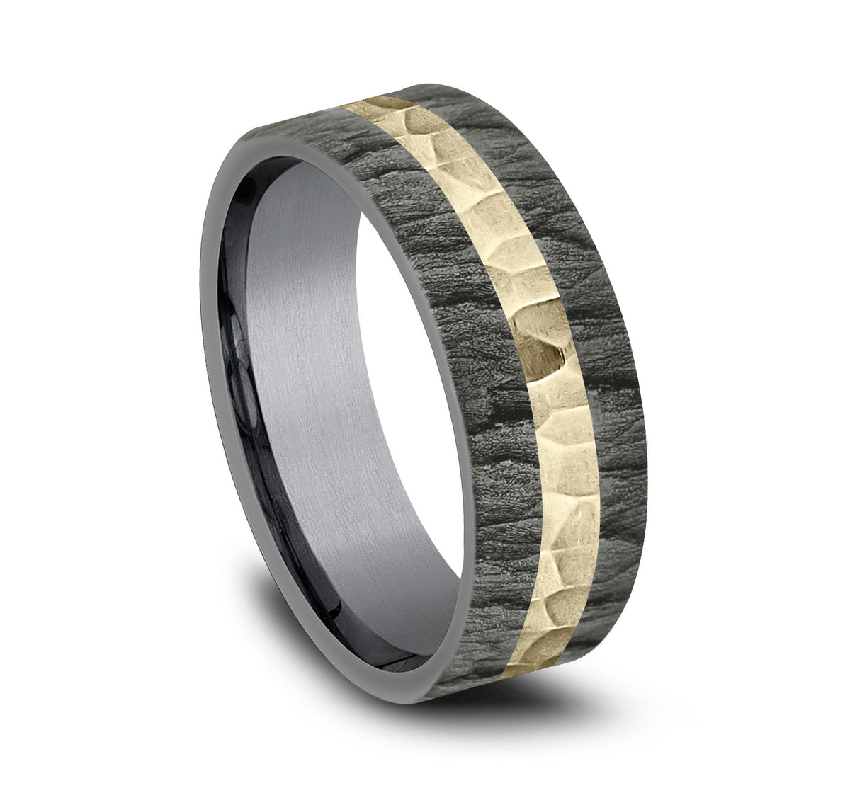 THE RIFT - Grey Tantalum / 14k Yellow Gold - image 2
