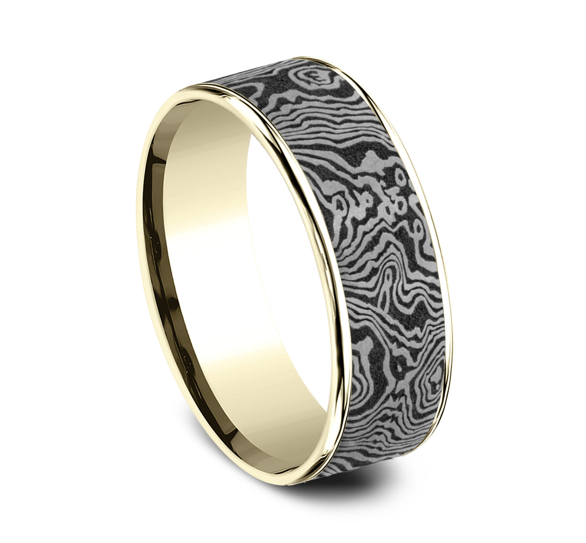 THE TORSION - 14K Yellow Gold / Grey Tantalum - image 2