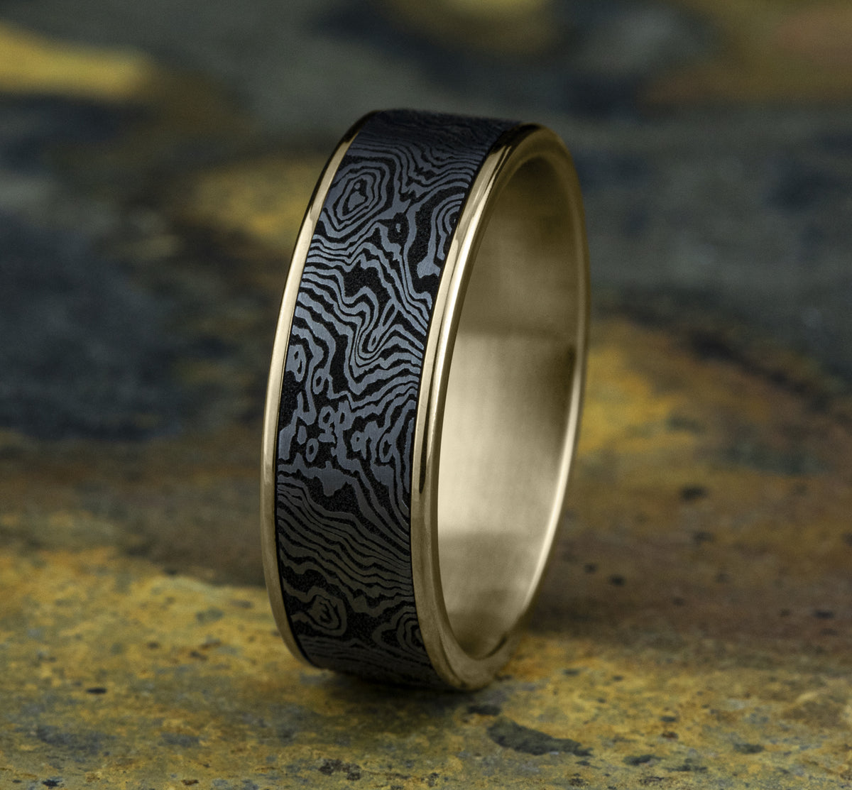 THE TORSION - 14K Yellow Gold / Grey Tantalum - image 4