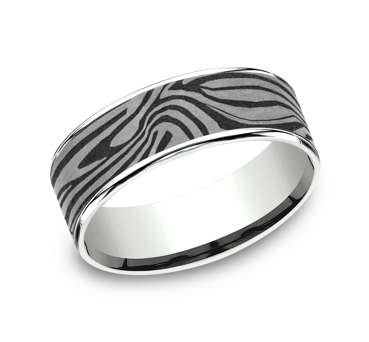 THE LAVA LAMP - 14K White Gold / Grey Tantalum