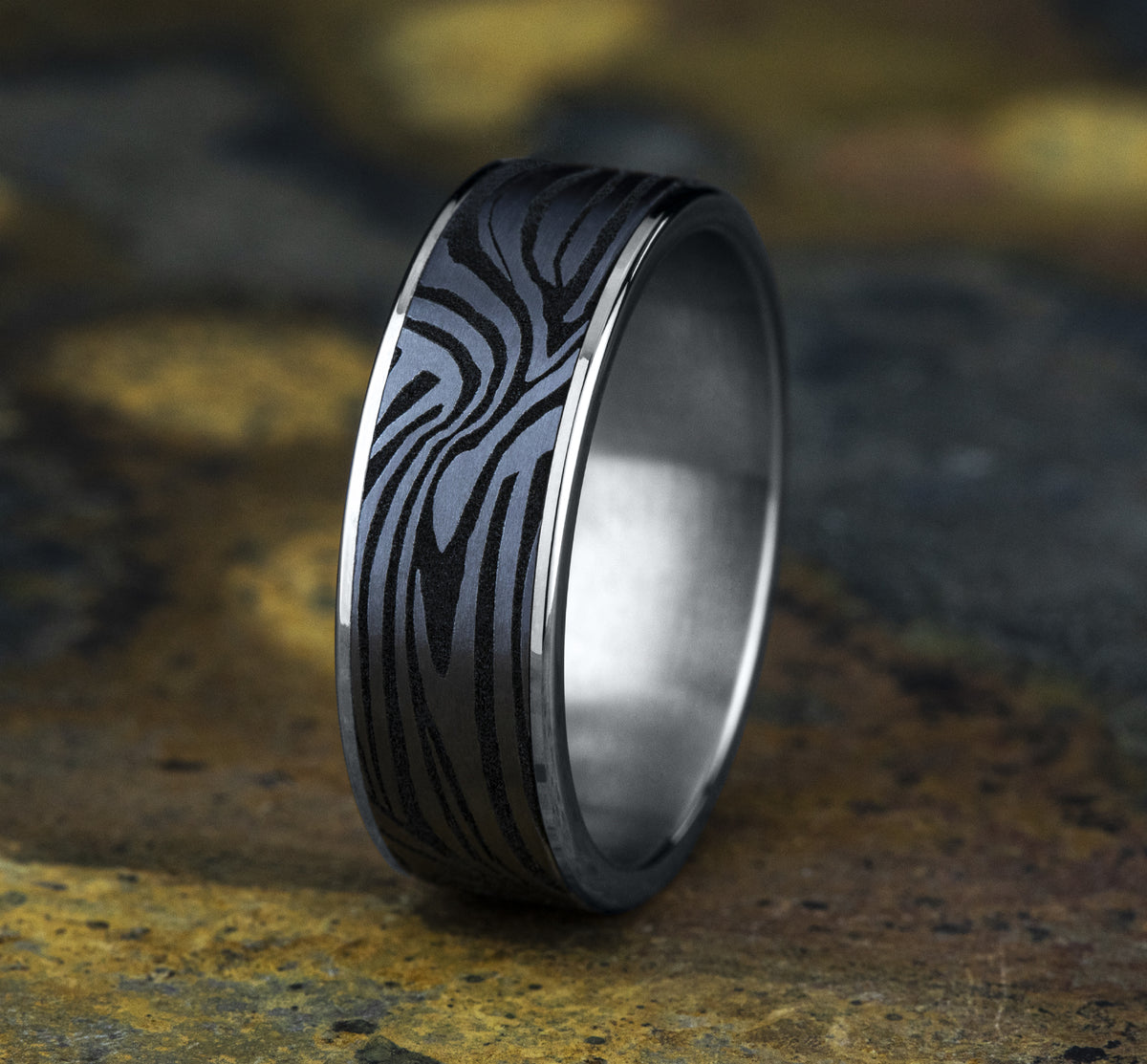 THE LAVA LAMP - 14K White Gold / Grey Tantalum - image 4