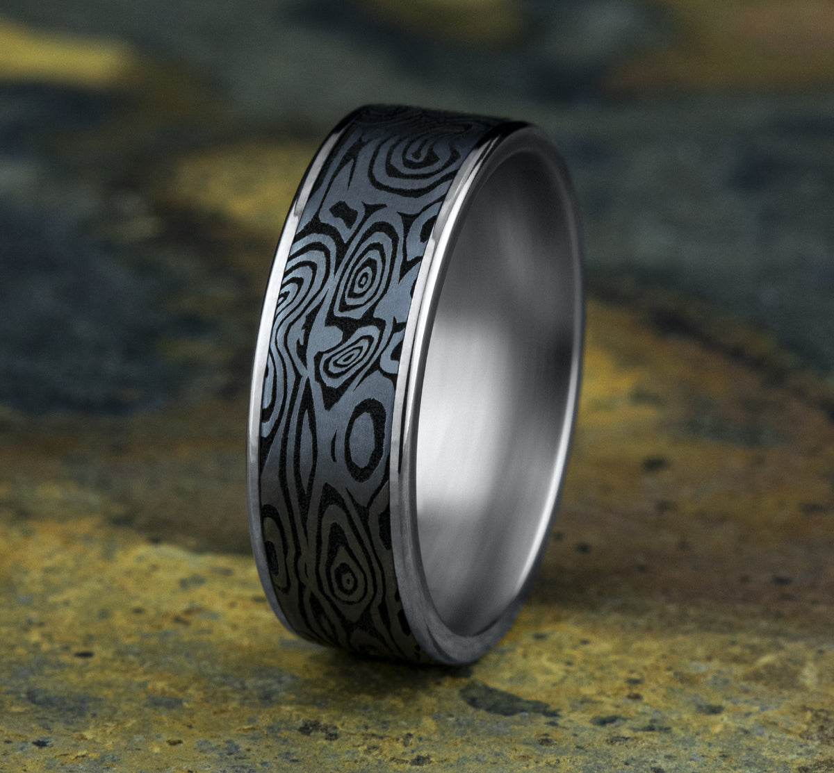 THE VORTEX - 14K White Gold / Grey Tantalum - image 4