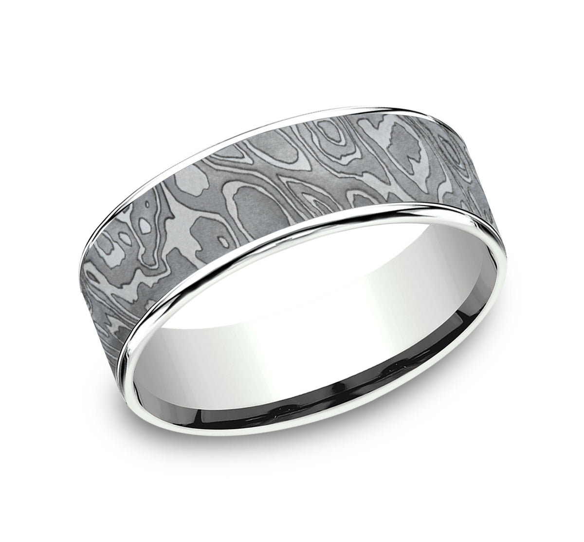 THE WILD - 14K White Gold / Grey Tantalum