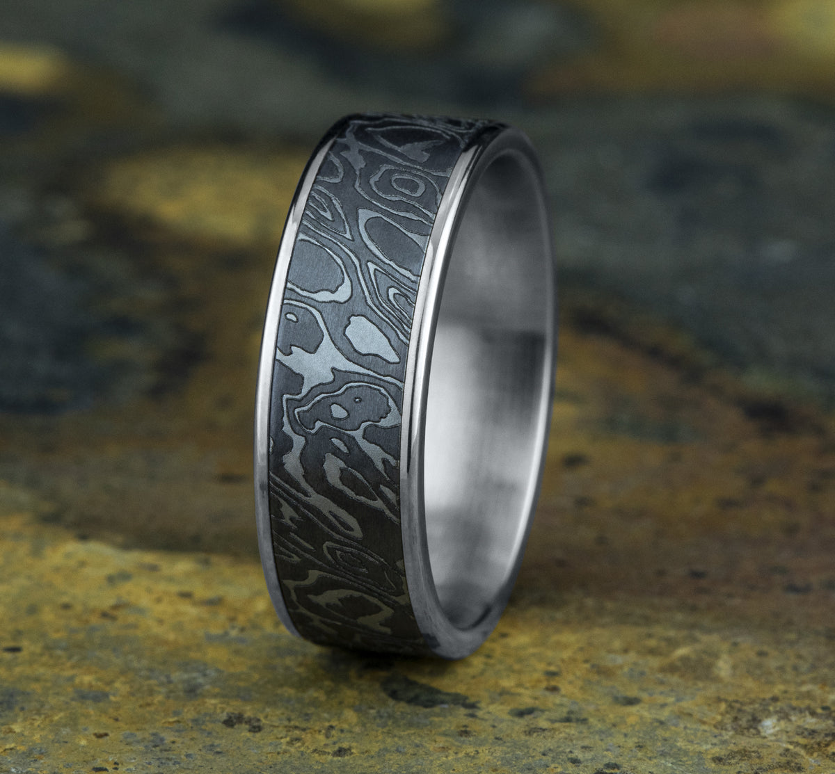 THE WILD - 14K White Gold / Grey Tantalum - image 4
