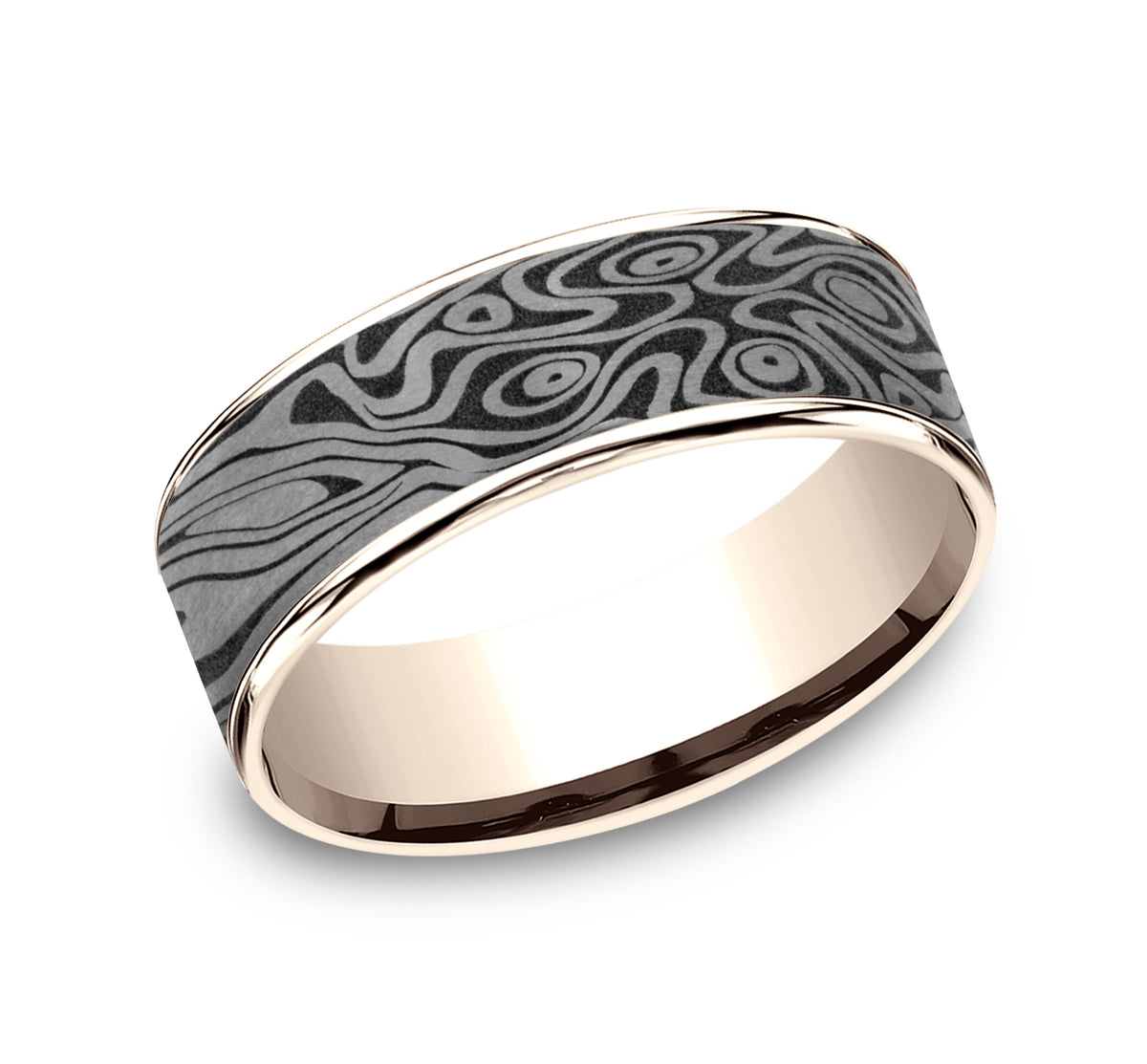 THE BIRDS EYE - 14K Rose Gold / Grey Tantalum