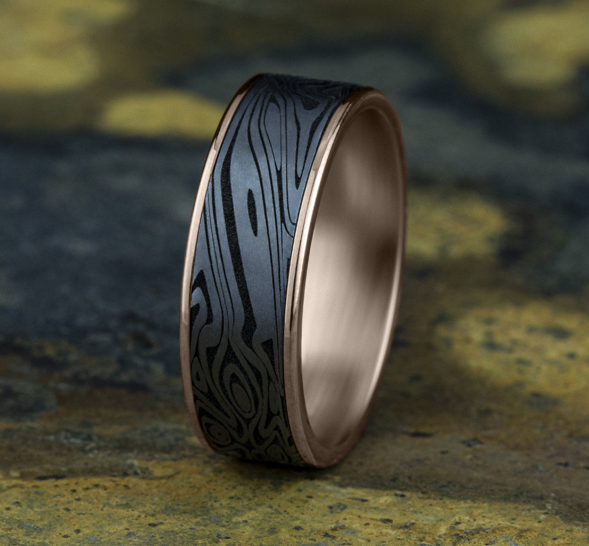 THE BIRDS EYE - 14K Rose Gold / Grey Tantalum - image 4