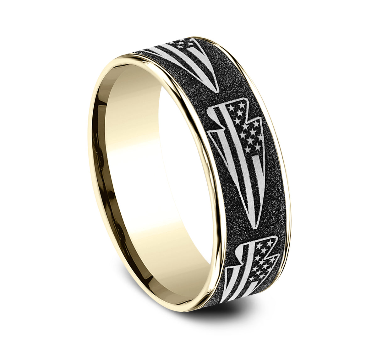 THE AMERICAN - 14K Yellow Gold / Grey-Black Titanium - image 2