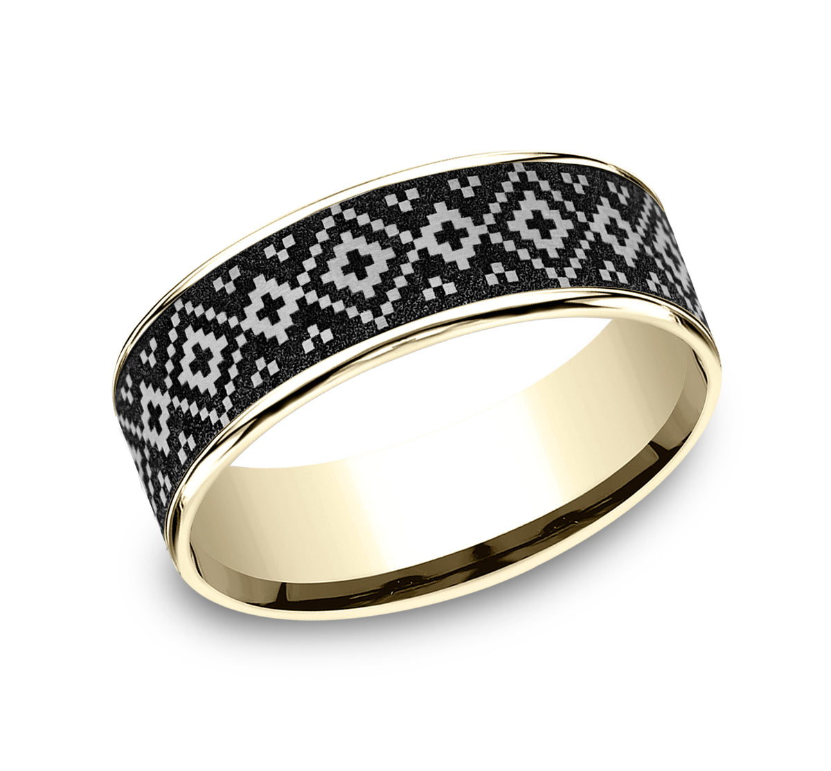 THE ISLE - 14K Yellow Gold / Grey/Black Titanium