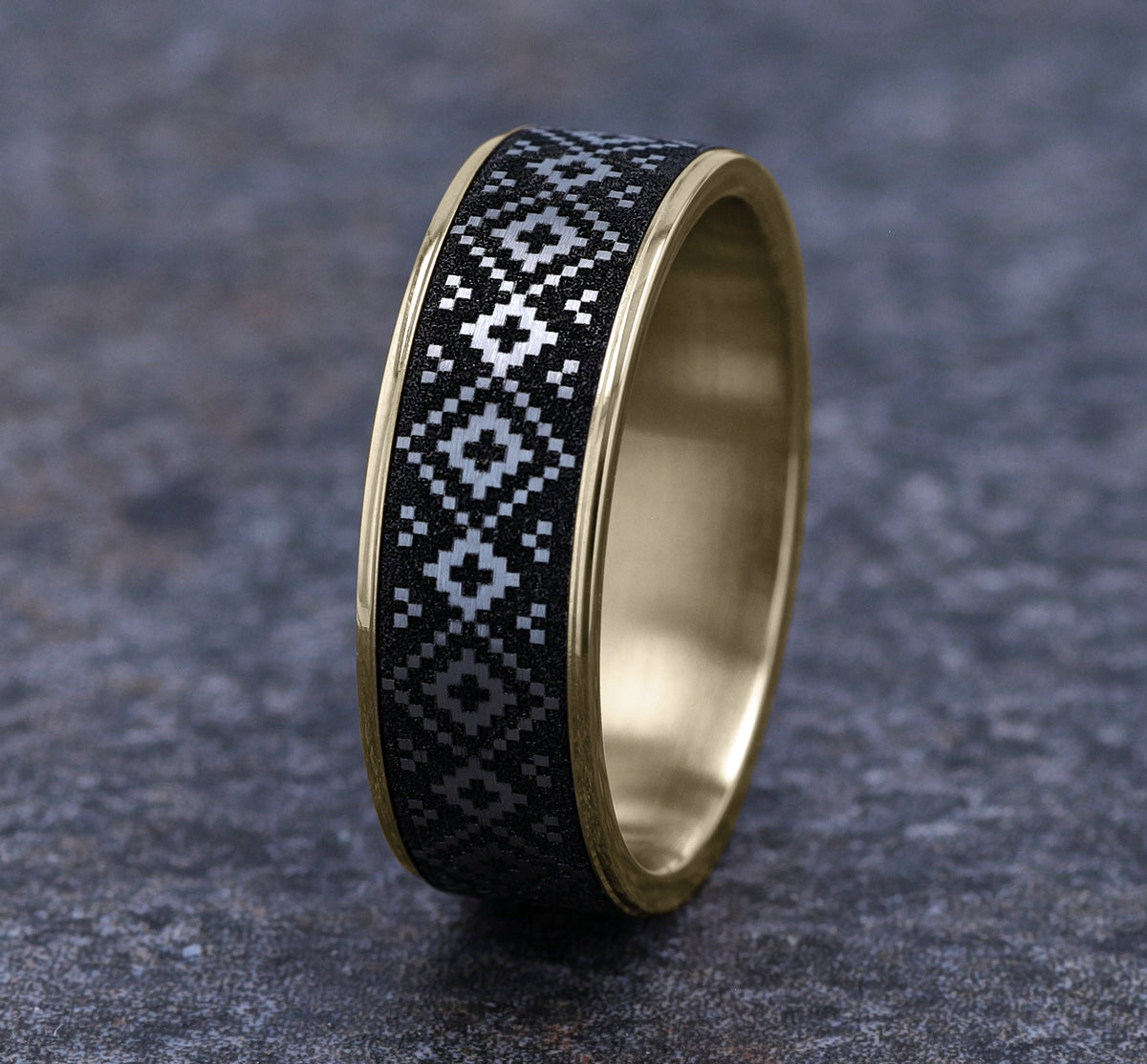 THE ISLE - 14K Yellow Gold / Grey/Black Titanium - image 4