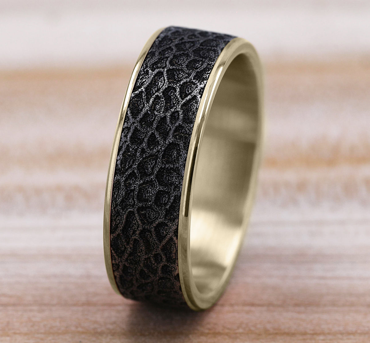 THE CORAL - 14K Yellow Gold / Black Titanium - image 4