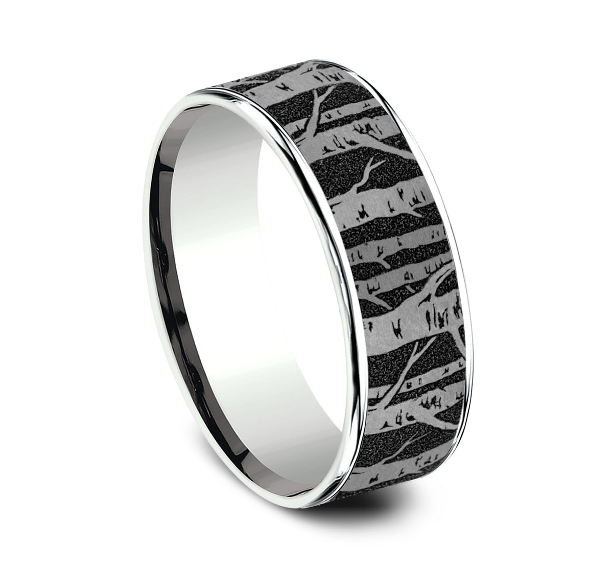 THE BIRCH - 14K White Gold / Grey/Black Titanium - image 2