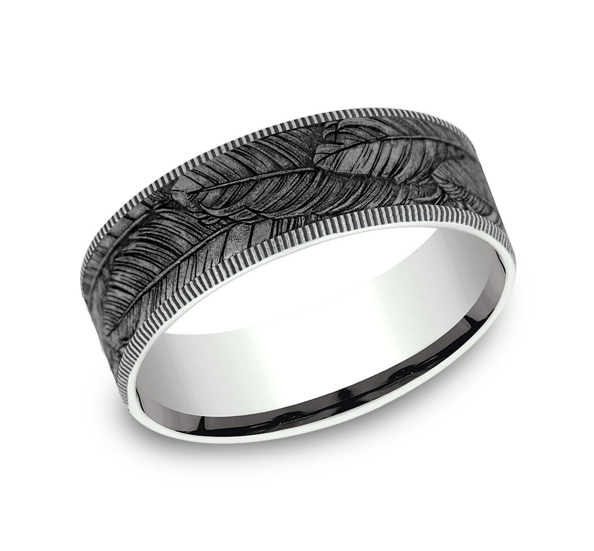 THE COVEY - 14K White Gold / Grey Tantalum