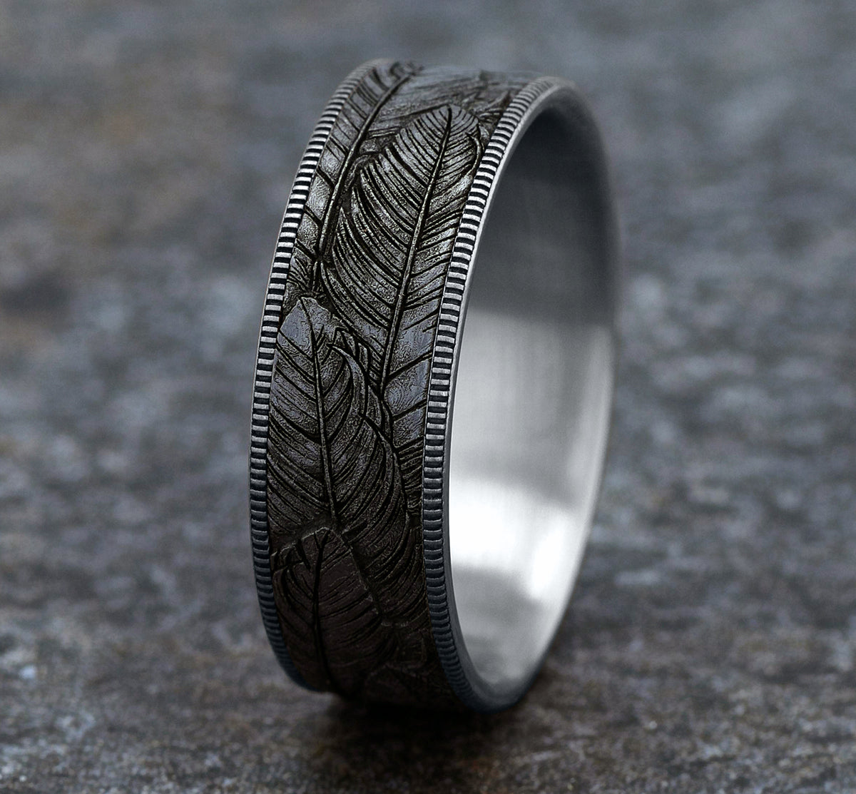 THE COVEY - 14K White Gold / Grey Tantalum - image 4