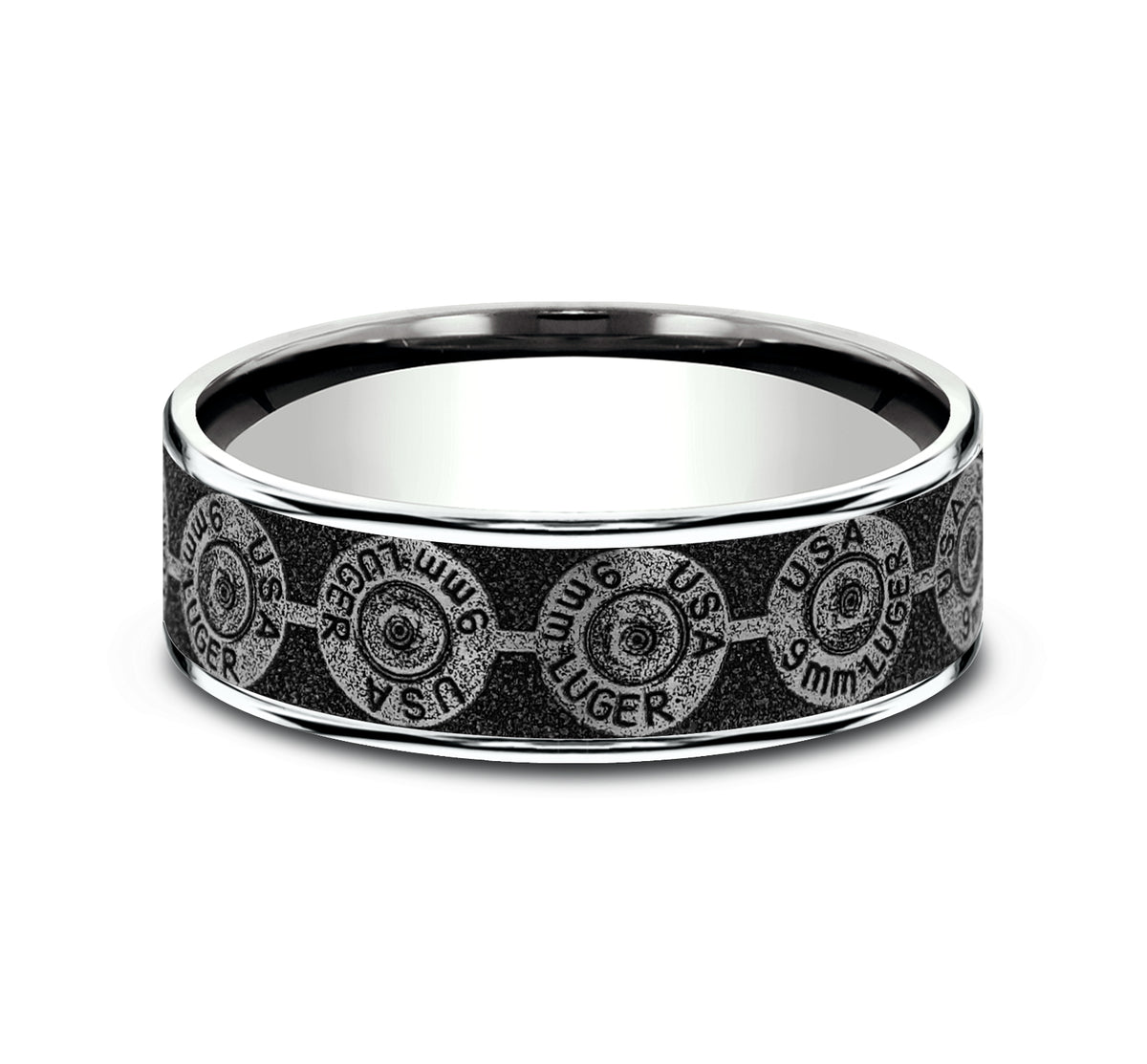 THE 9MM - 14K White Gold / Grey/Black Titanium - image 3