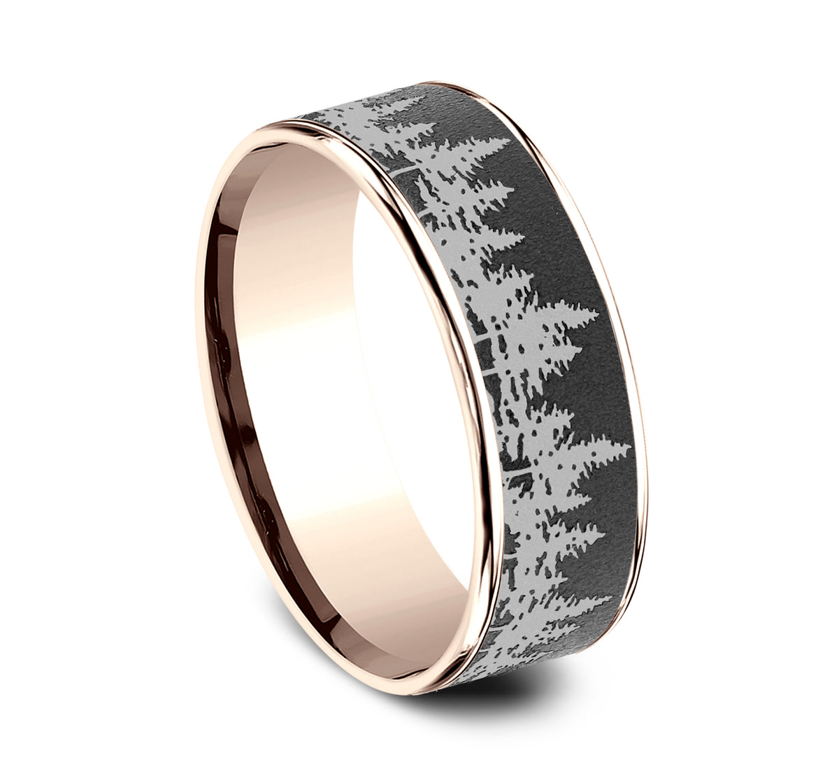 THE EVERGREEN - 14K Rose Gold / Darkened Tantalum - image 2