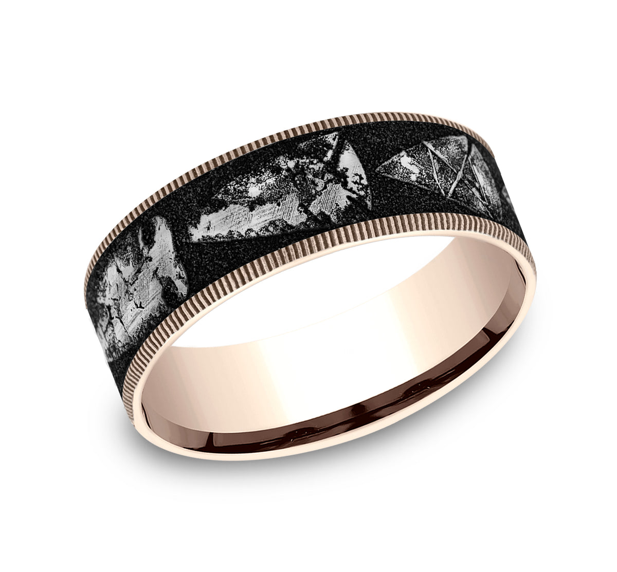 THE ARROWHEAD - 14K Rose Gold / Grey/Black Titanium