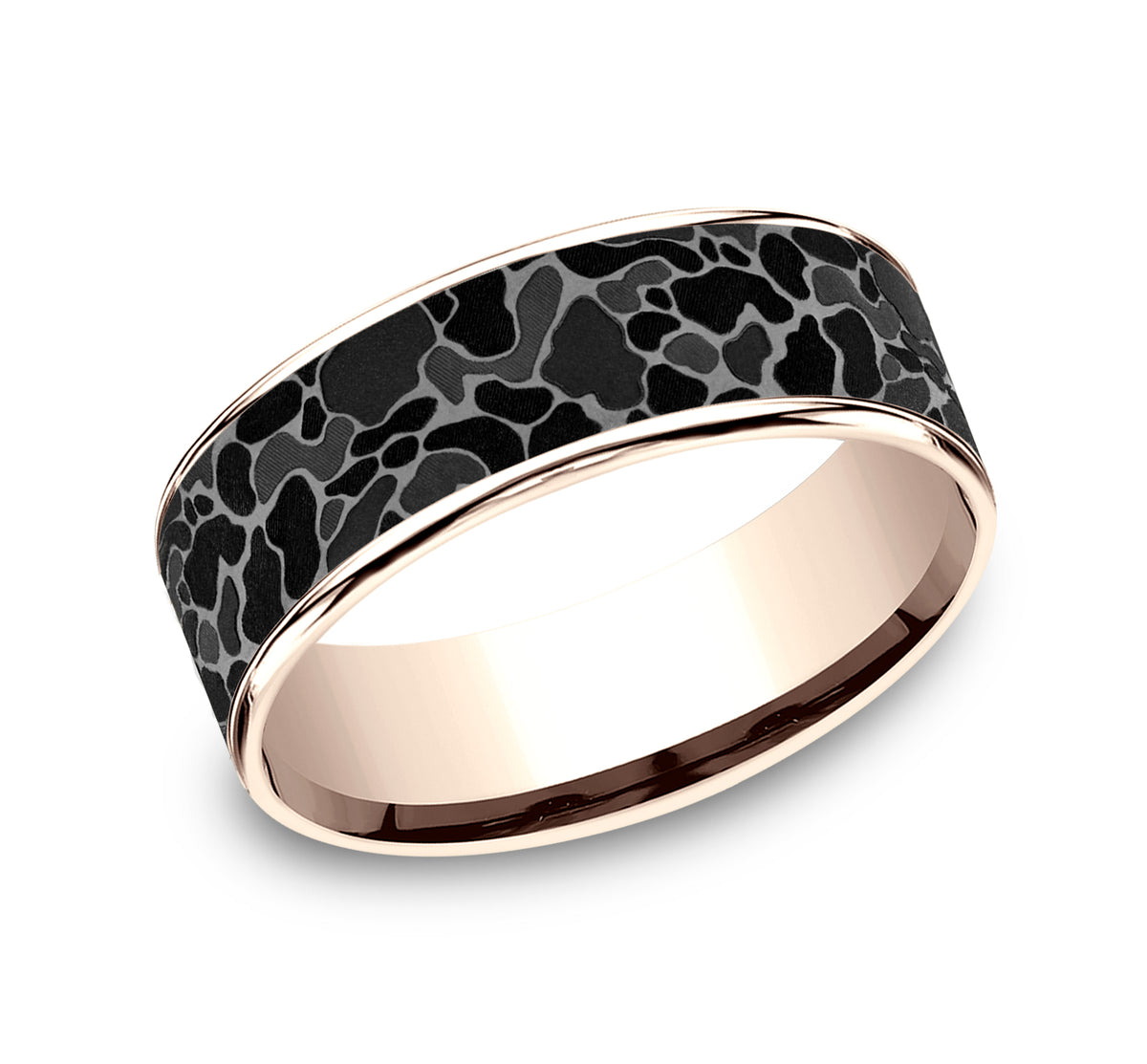 THE DUCK CAMO - 14K Rose Gold / Grey Tantalum