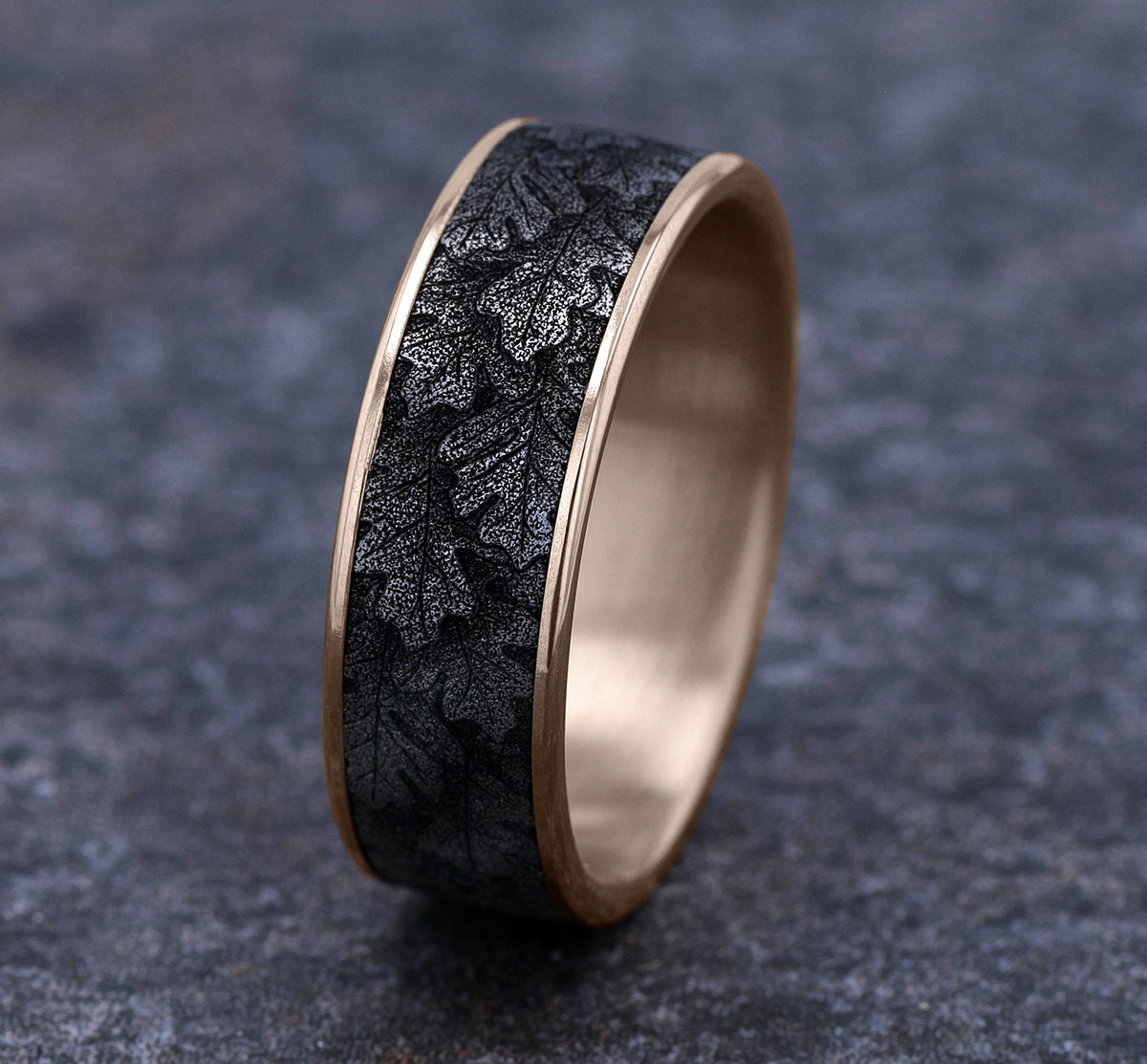 THE OAK - 14K Rose Gold / Grey/Black Titanium - image 4