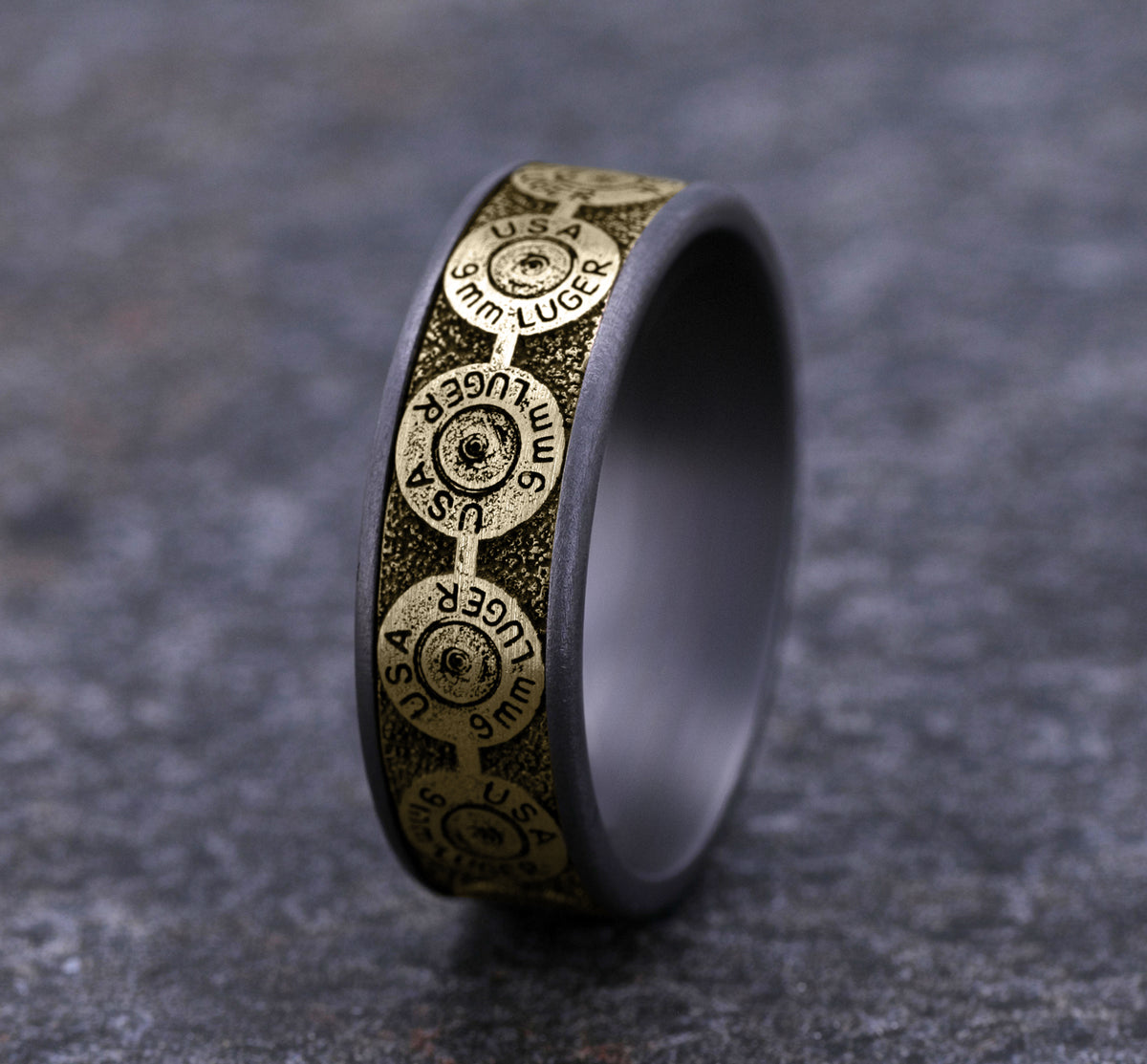 THE 9MM - Grey Tantalum / 14K Yellow Gold - image 4