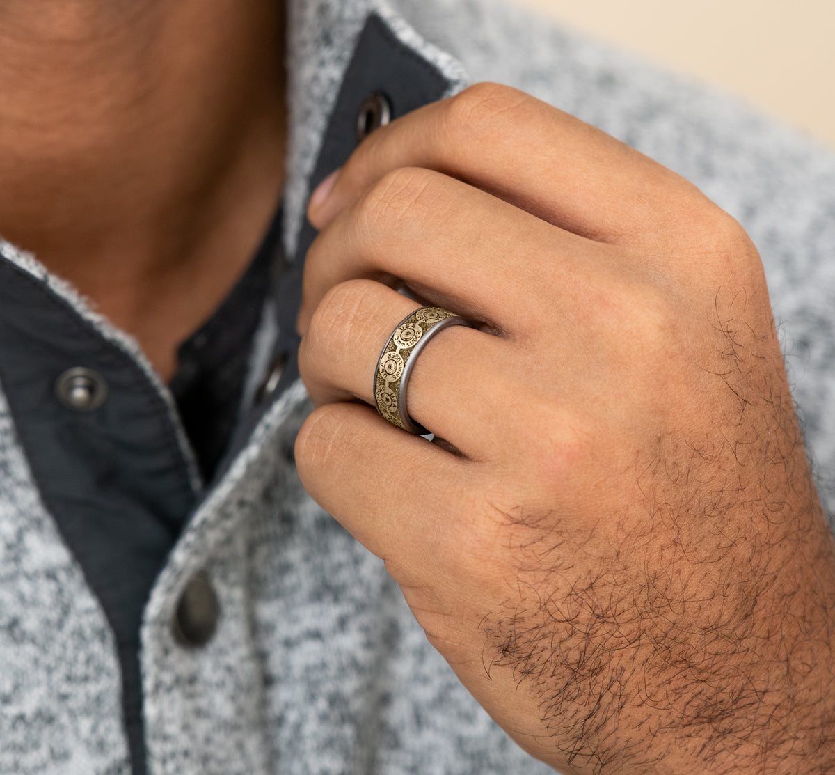 THE 9MM - Grey Tantalum / 14K Yellow Gold - image 5