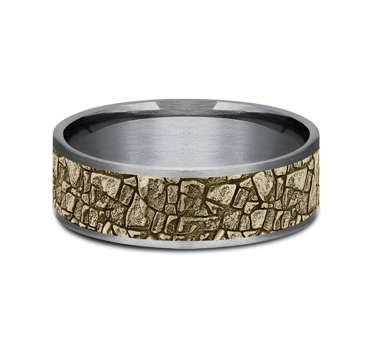 THE FLAGSTONE - Grey Tantalum / 14K Yellow Gold - image 3